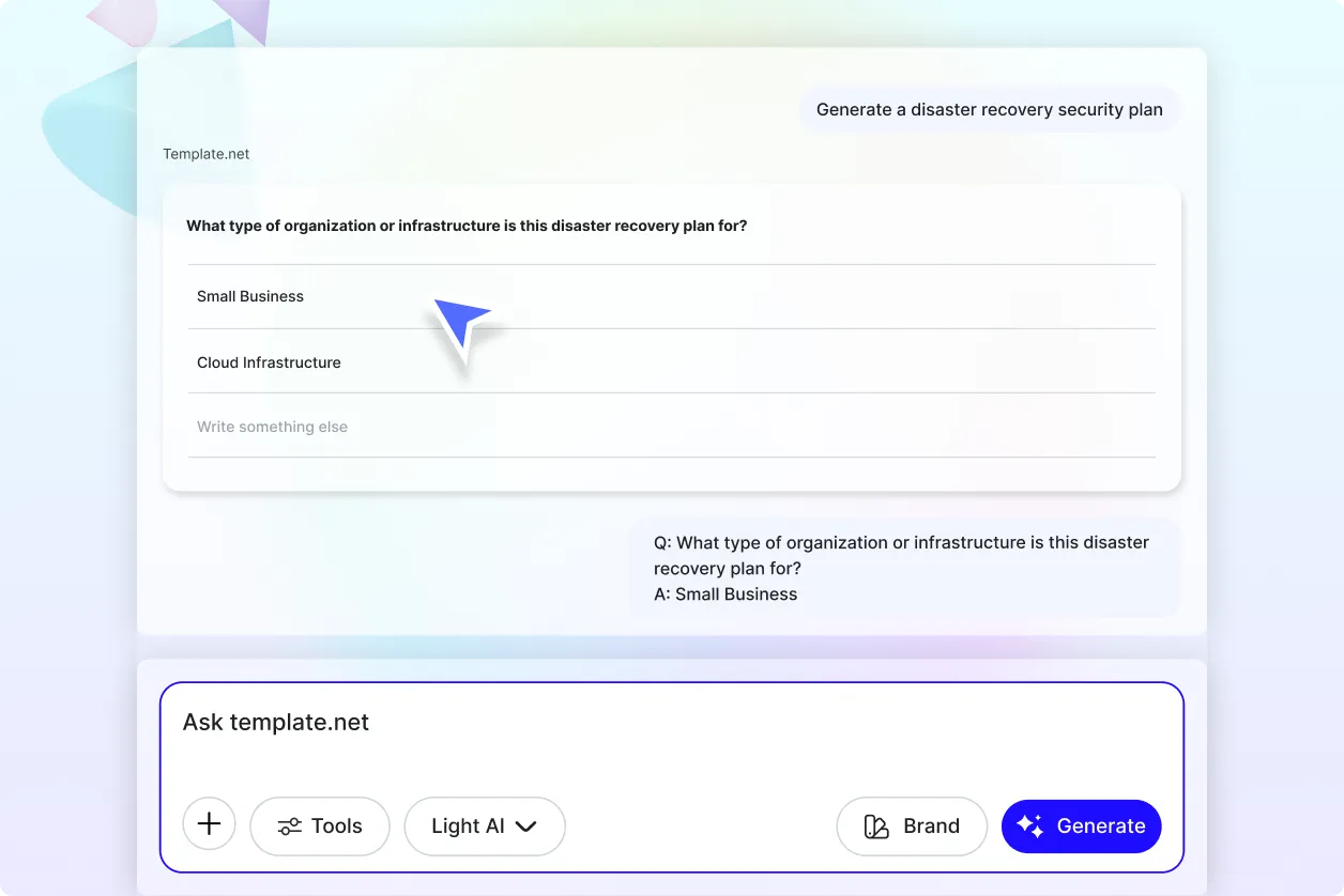 Free AI Disaster Recovery Plan Generator, AI Disaster Recovery Plan Maker Online [ No Signup ]